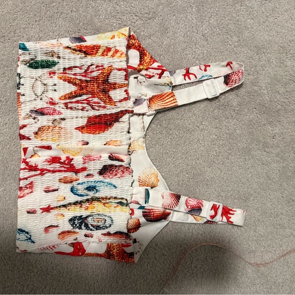 Colorful Sea Life Print Maxi Dress - Picture 8 of 8